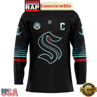 Seattle Kraken Darkness New Season Custom Hockey Jersey