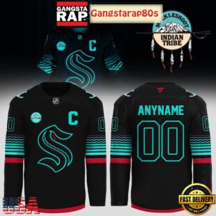 Seattle Kraken x Muckleshoot Indian Tribe Custom 2025 Hockey Jersey