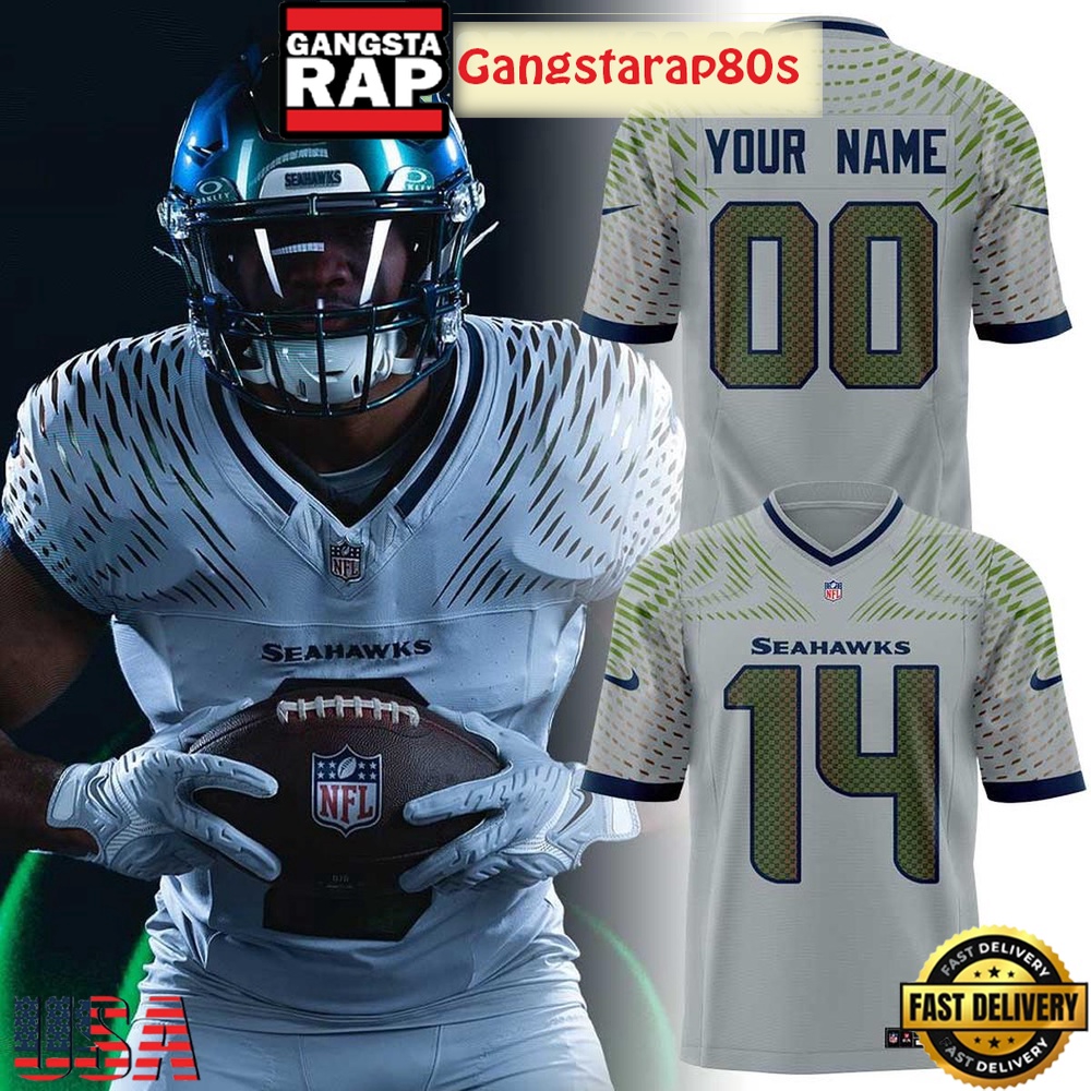 Seattle Seahawks New Rivalries 2025 Limited Edition Custom Football Jersey Seattle Seahawks New Rivalries 2025 Limited Edition Custom Football Jersey