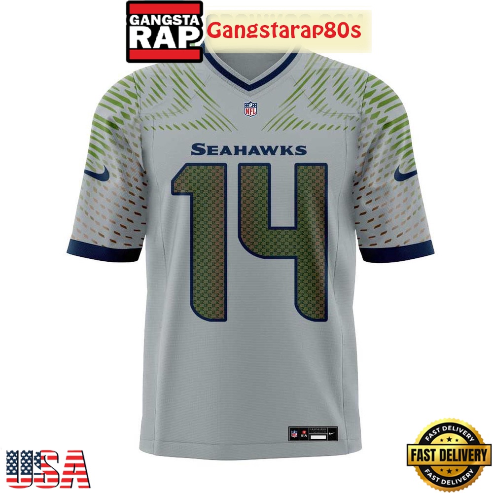 Seattle Seahawks New Rivalries 2025 Limited Edition Custom Football Jersey Seattle Seahawks New Rivalries 2025 Limited Edition Custom Football Jersey