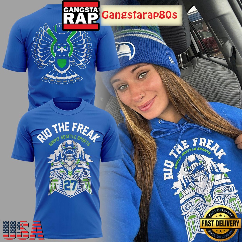 Seattle Seahawks Rio The Freak Unisex 3D Hoodie Seattle Seahawks Rio The Freak Unisex 3D Hoodie