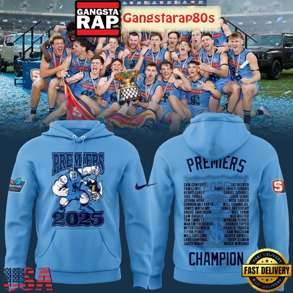 Sturt FC 2025 League Premiers Champion All Over Print Hoodie