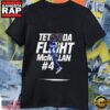 Tetairoa Flight McMillan 4 Carolina Panthers Football T Shirt