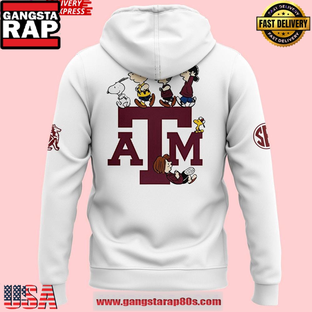 Texas A&M Aggies x Peanuts Night 2025 Hoodie Shirt Texas A&M Aggies x Peanuts Night 2025 Hoodie Shirt