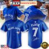 Toronto Blue Jays Doug Flutie Baseball Jersey Shirt 1 Toronto Blue Jays Doug Flutie Baseball Jersey Shirt