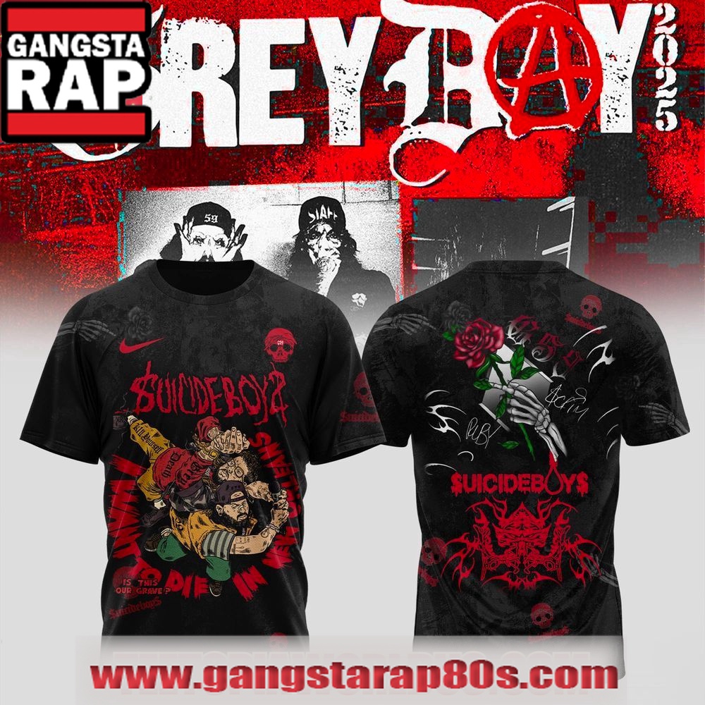 $UICIDEBOY$ Grey Day Tour Merch 2025 Unisex T Shirt