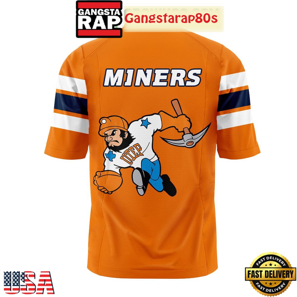 UTEP Miners We Are Back New Uniform Limited Edition Football Jersey UTEP Miners We Are Back New Uniform Limited Edition Football Jersey