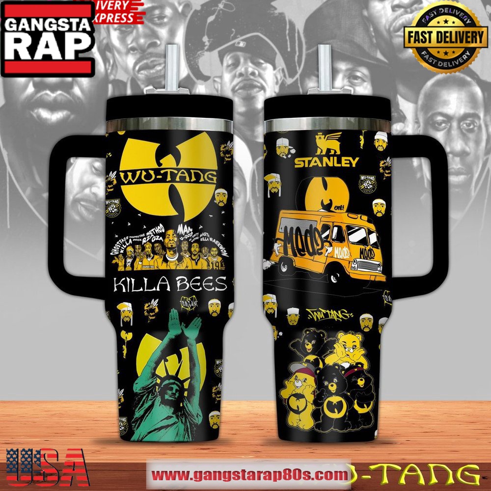 Wu-Tang Clan Killa Bees Limited Stanley Tumbler Cup 40oz
