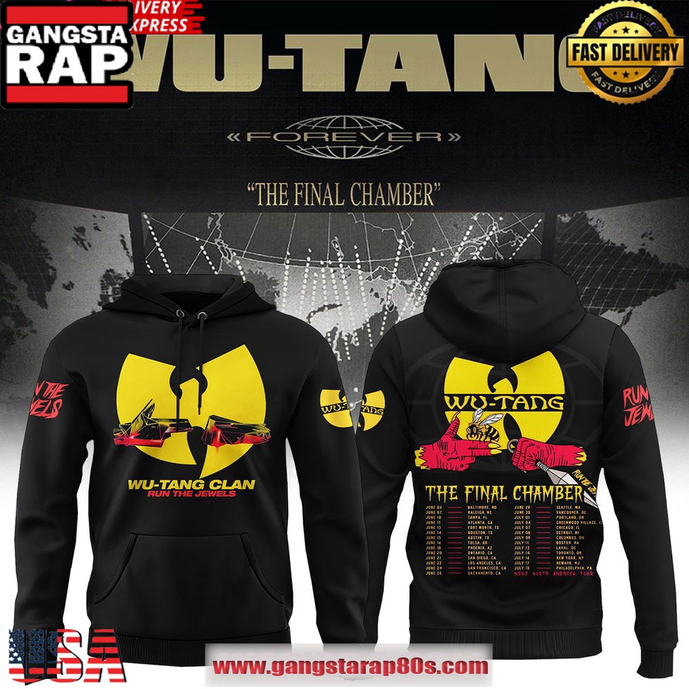 Wu-Tang Forever The Final Chamber 2025 Black Hoodie Shirt