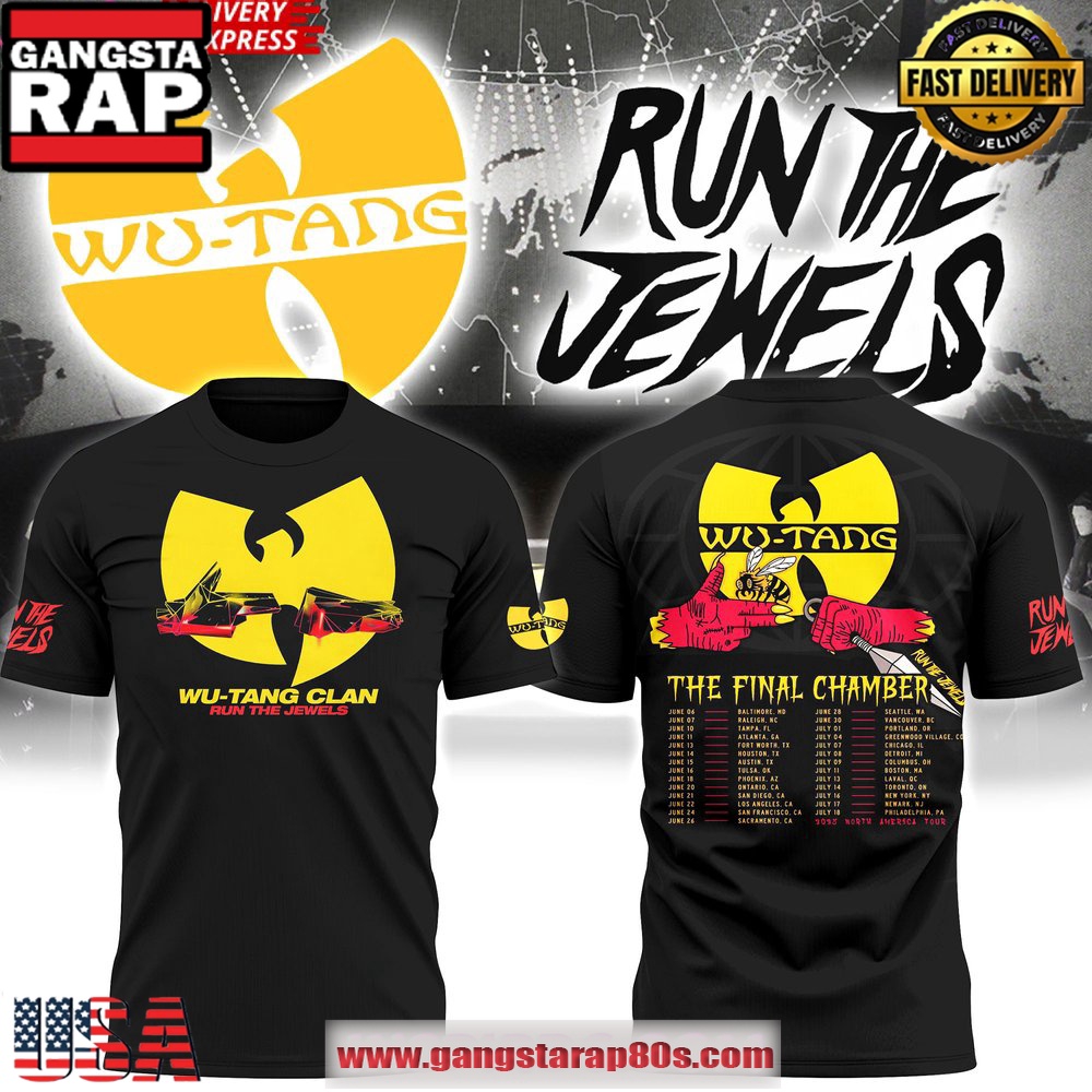 Wu-Tang Forever The Final Chamber 2025 Special Black T Shirt