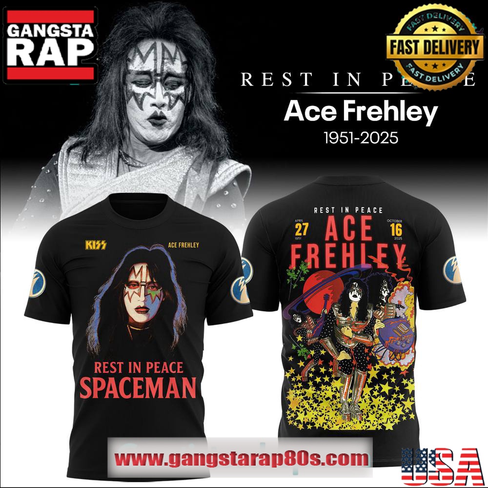 Ace Frehley - Founding guitarist for KISS - Rest in Peace Shirt