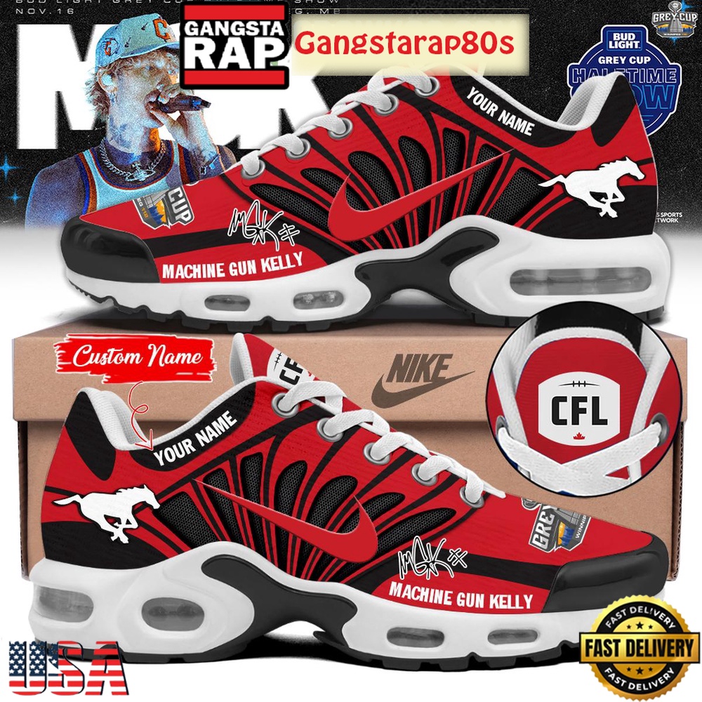 All CFL Team x Machine Gun Kelly Air Max Plus Shoes Running Sneakers