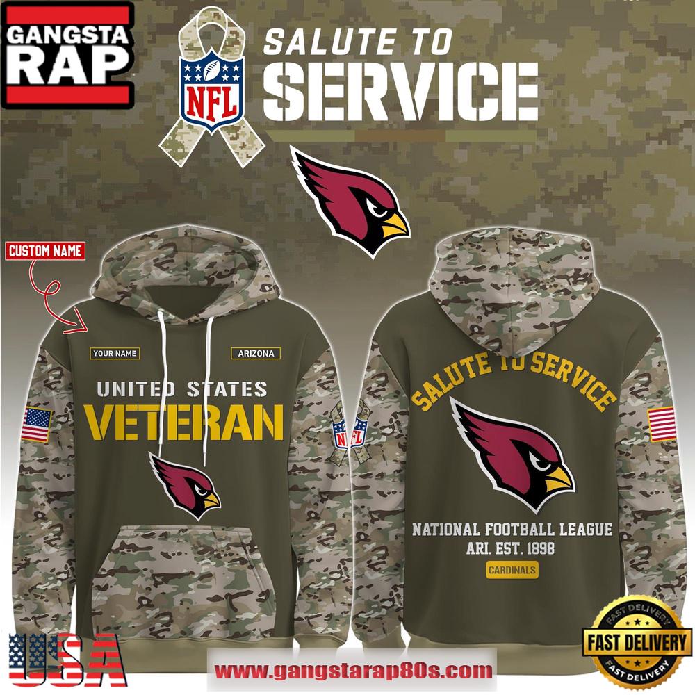 Arizona Cardinals 2025 NFL Veteran Birthday Limited Edition Hoodie Shirt