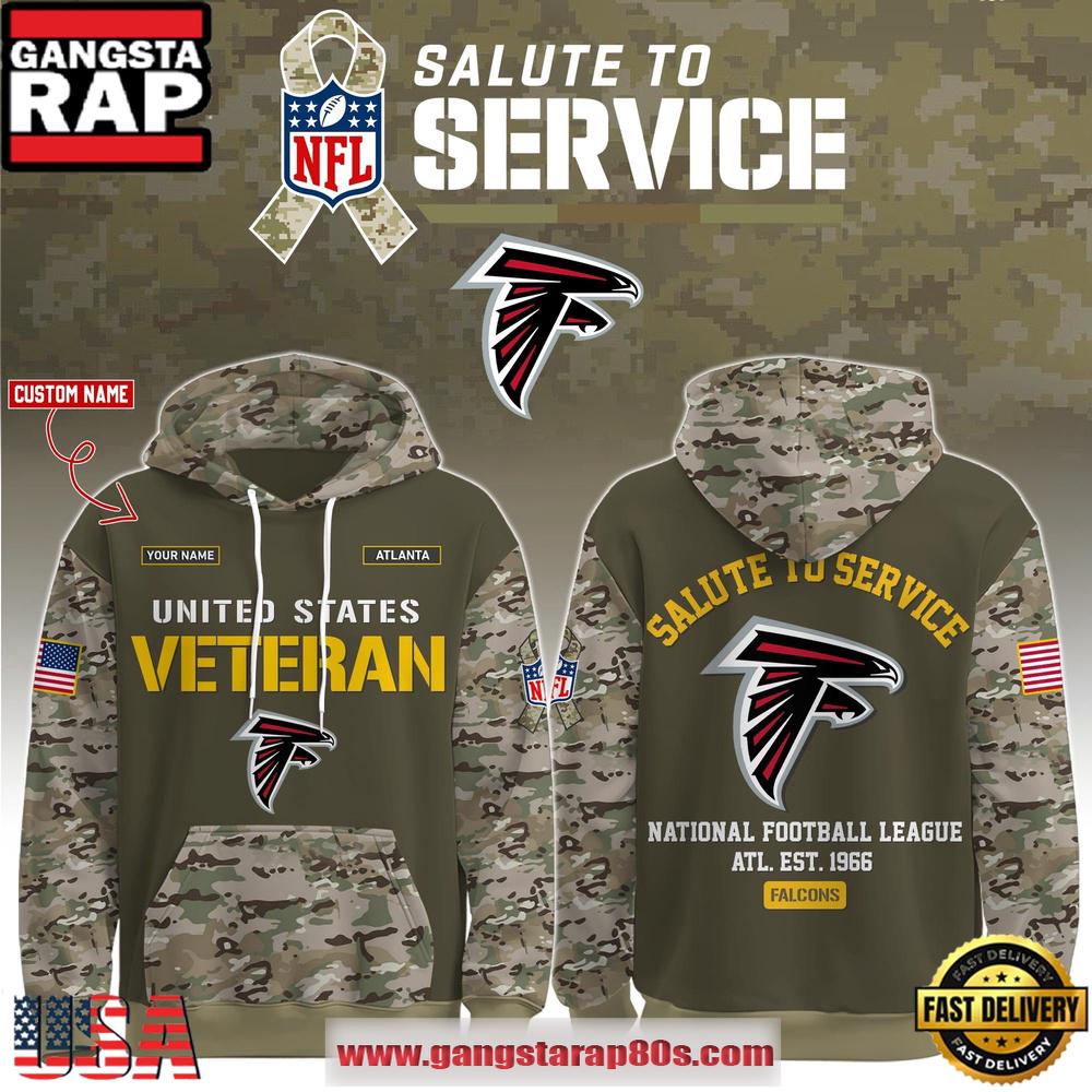Atlanta Falcons 2025 NFL Veteran Birthday Limited Edition Hoodie Shirt