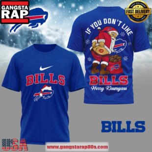 Buffalo Bills NFL Funny Xmas Blue 3D T Shirt