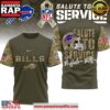 Buffalo Bills NFL Salute To Service Limited Edition 3D Shirt