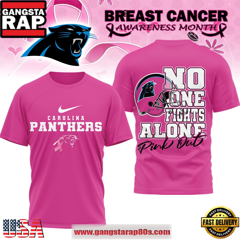 Carolina Panthers NFL Breast Cancer October 2025 Unisex 3D Shirt Carolina Panthers NFL Breast Cancer October 2025 Unisex 3D Shirt