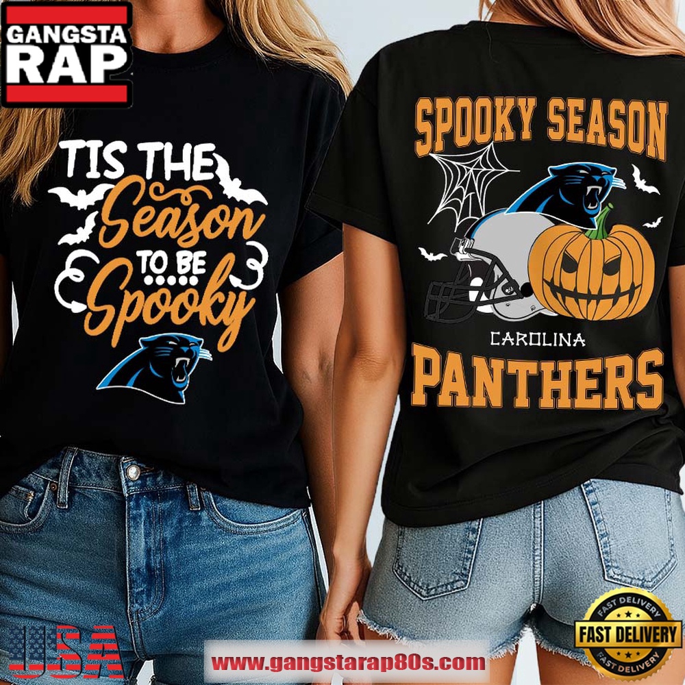 Carolina Panthers NFL Spooky Season Halloween Women's T Shirt