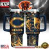 Chicago Bears Custom Stanley Quencher Tumbler With Handle 40oz