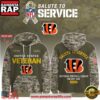 Cincinnati Bengals NFL Veteran Birthday 2025 Custom Name Unisex Hoodie 3 Cincinnati Bengals 2025 NFL Veteran Birthday Limited Edition Hoodie Shirt