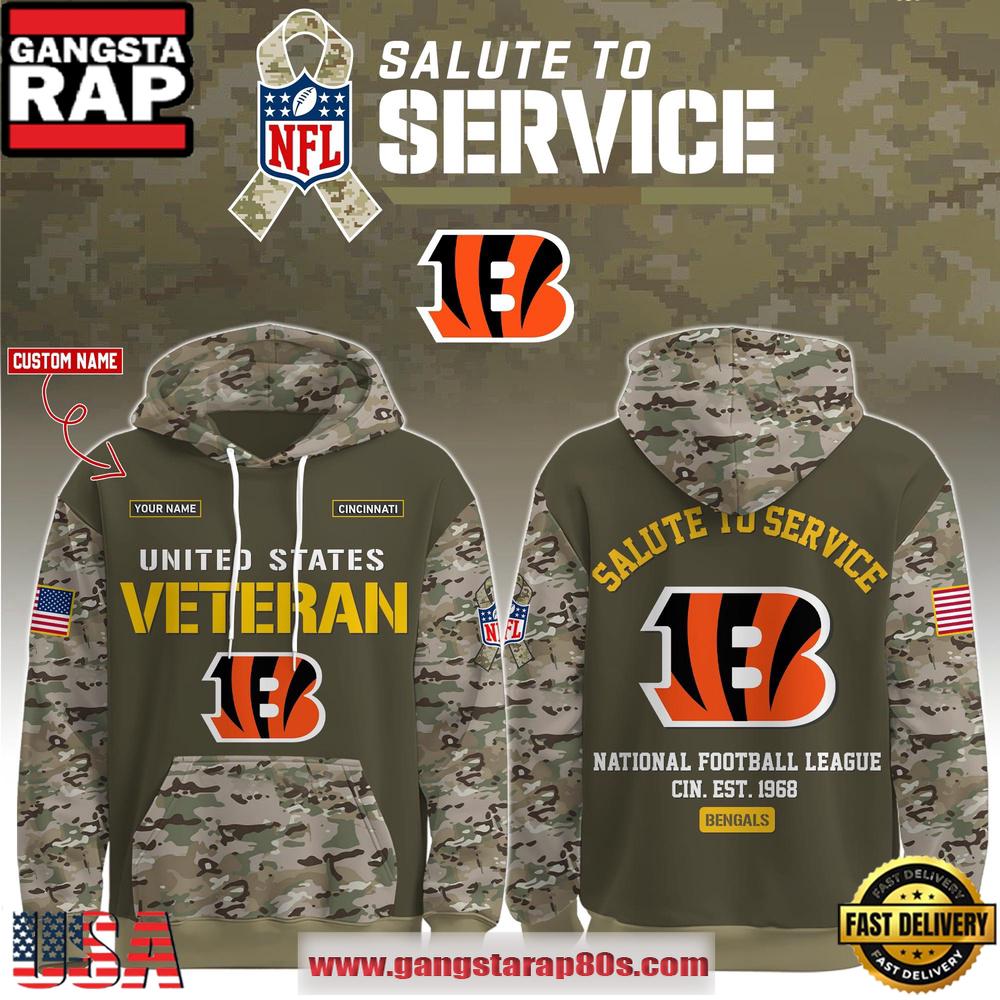 Cincinnati Bengals 2025 NFL Veteran Birthday Limited Edition Hoodie Shirt