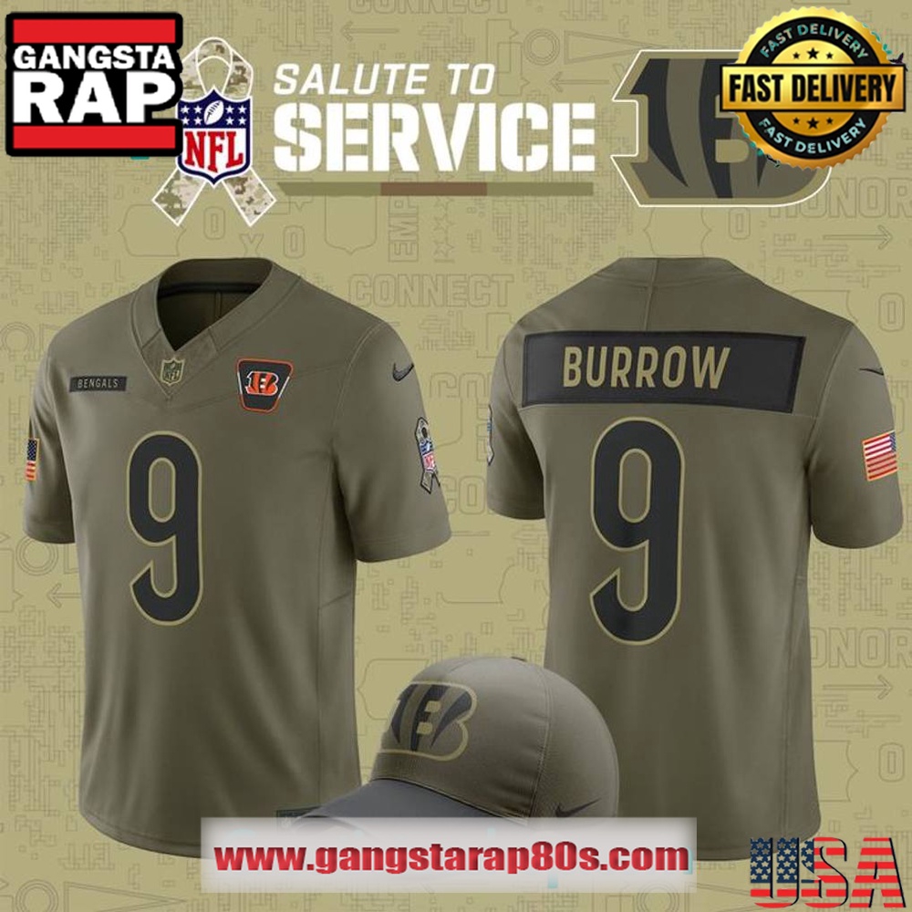Cincinnati Bengals 2025 Salute to Service Limited Edition Custom Camo Football Jersey Cincinnati Bengals 2025 Salute to Service Limited Edition Custom Camo Football Jersey