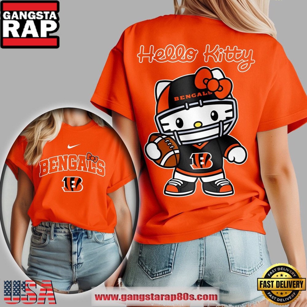 Cincinnati Bengals NFL Hello Kitty Women’s Shirt