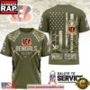 Cincinnati Bengals NFL Salute to Service 2025 Camo 3D Shirt 2 Cincinnati Bengals NFL Salute to Service 2025 Camo 3D Shirt