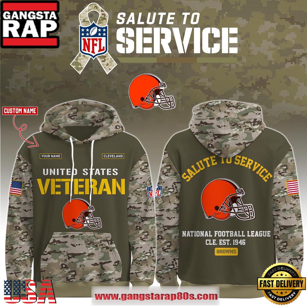 Cleveland Browns 2025 NFL Veteran Birthday Limited Edition Hoodie Shirt