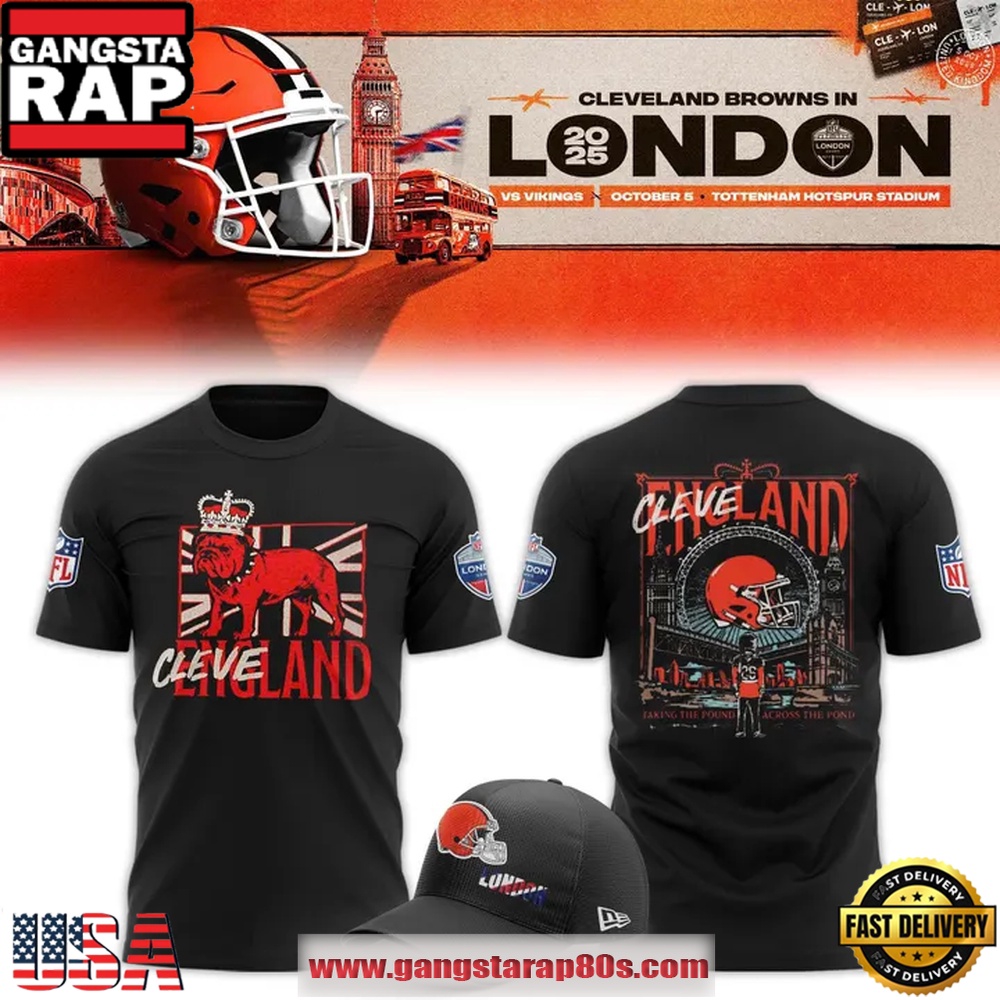 Cleveland Browns NFL London Game 2025 Special 3D Shirt