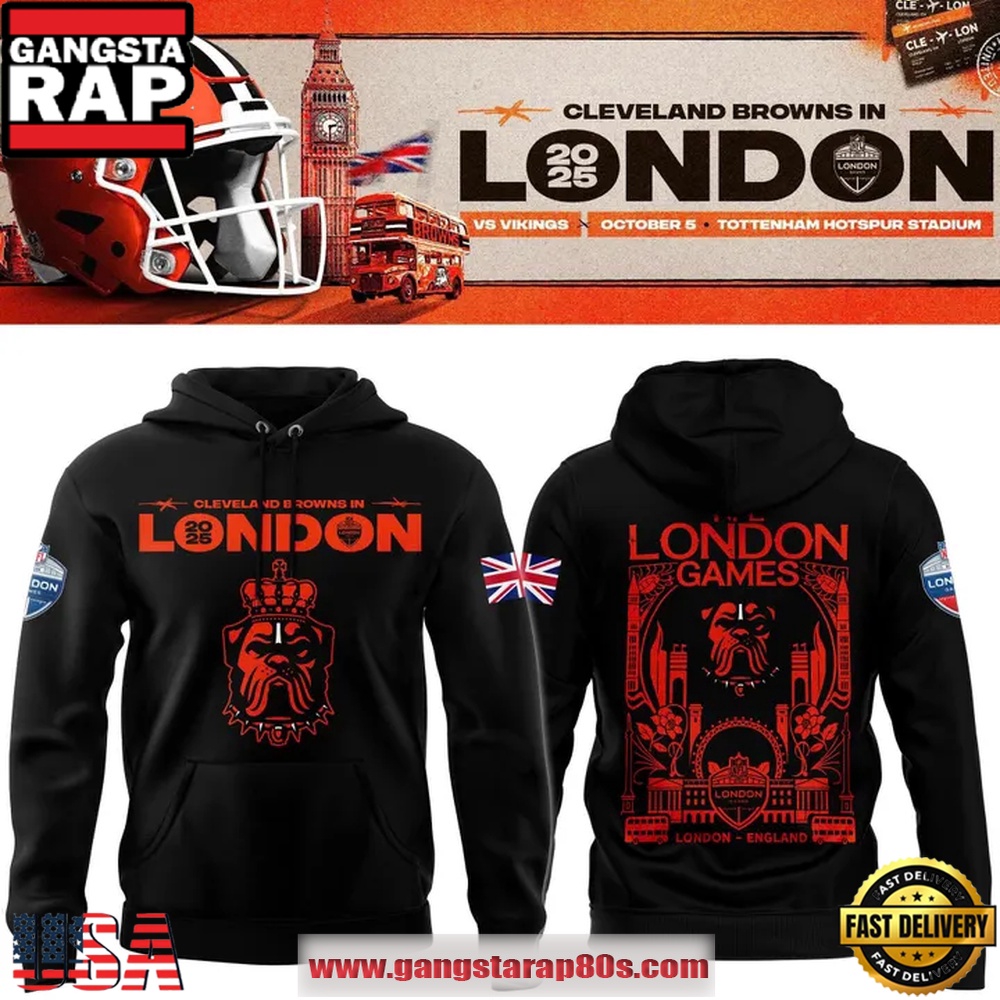 Cleveland Browns NFL London Game 2025 Special Edition Hoodie
