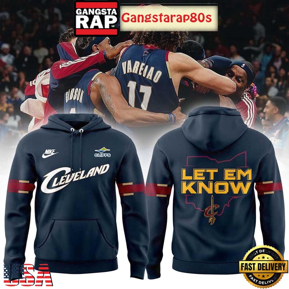 Cleveland Cavaliers Let Em Know Special Edition All Over Print Hoodie