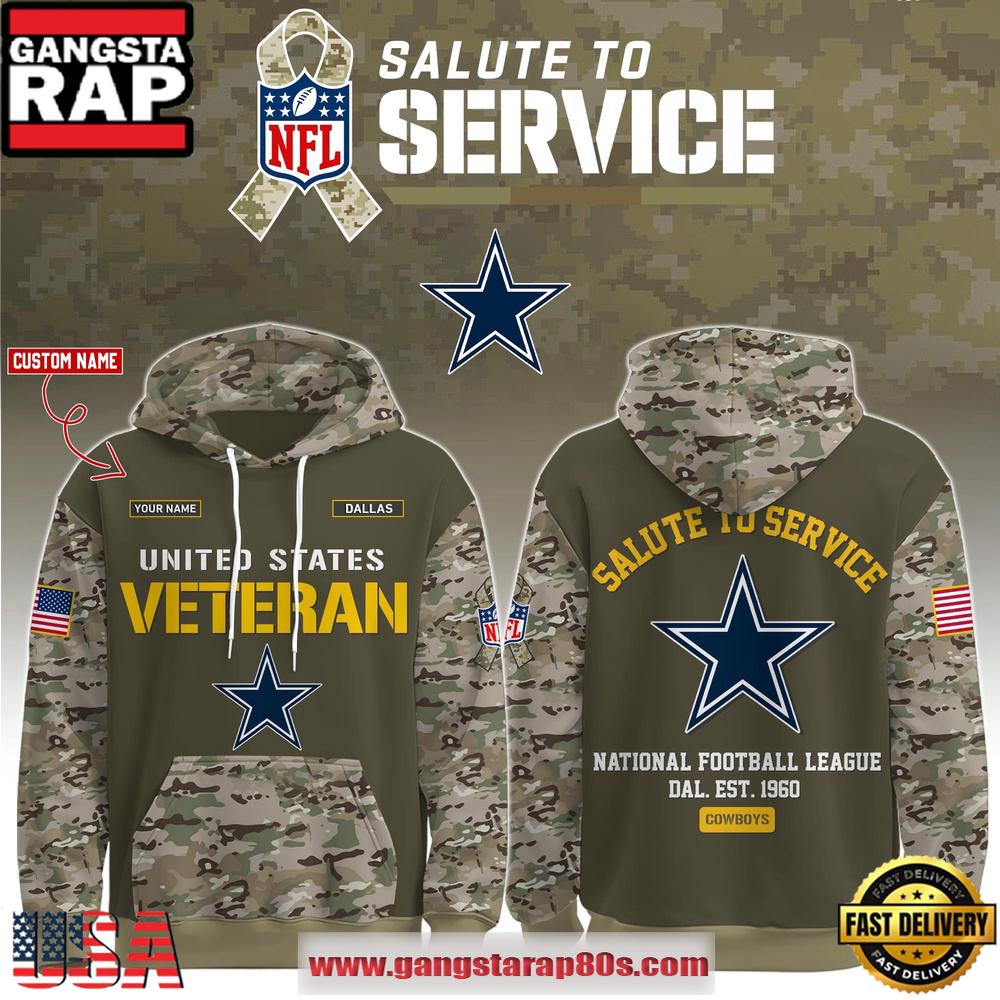 Dallas Cowboys 2025 NFL Veteran Birthday Limited Edition Hoodie Shirt