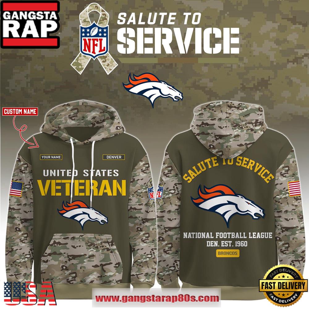 Denver Broncos 2025 NFL Veteran Birthday Limited Edition Hoodie Shirt