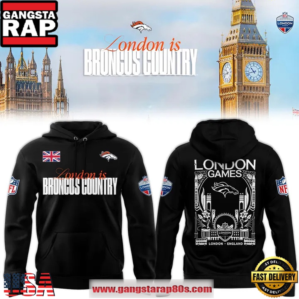 Denver Broncos NFL London game 2025 Limited Hoodie