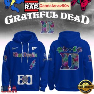 Duke Blue Devils x Grateful Dead 60 Years Unisex Hoodie