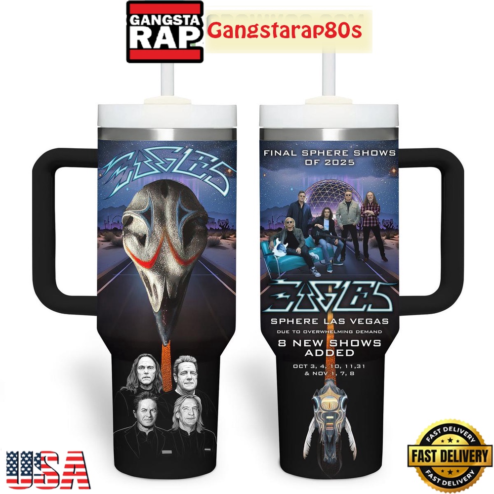 Eagles Final Sphere Show Of 2025 New Edition Tumbler Cup 40oz