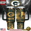 Green Bay Packers Custom Stanley Quencher Tumbler With Handle 40oz 1 Green Bay Packers Custom Stanley Quencher Tumbler With Handle 40oz