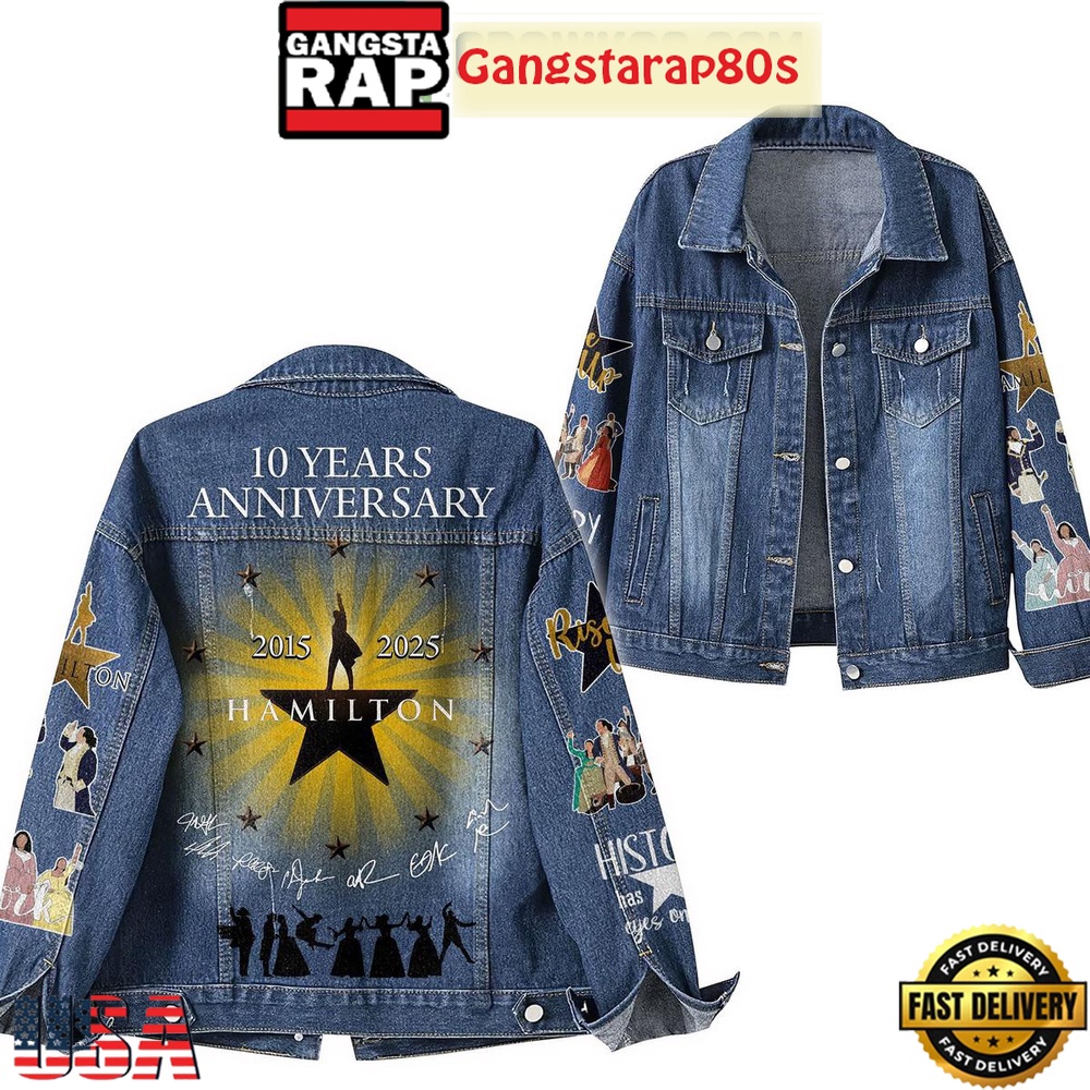Hamilton 10 Years Anniversary 2025 New Edition Denim Jacket