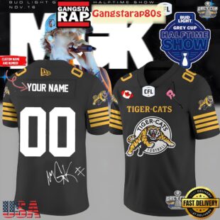 Hamilton Tiger-Cats x Machine Gun Kelly 2025 Custom Football Jersey