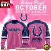 Indianapolis Colts Breast Cancer Awareness 2025 Limited Pink Sweatshirt