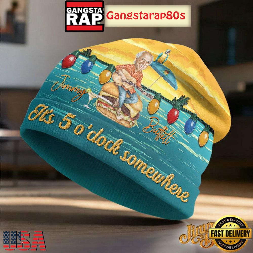 Jimmy Buffett It’s 5 O’clock Somewhere 2025 Beanie Hat
