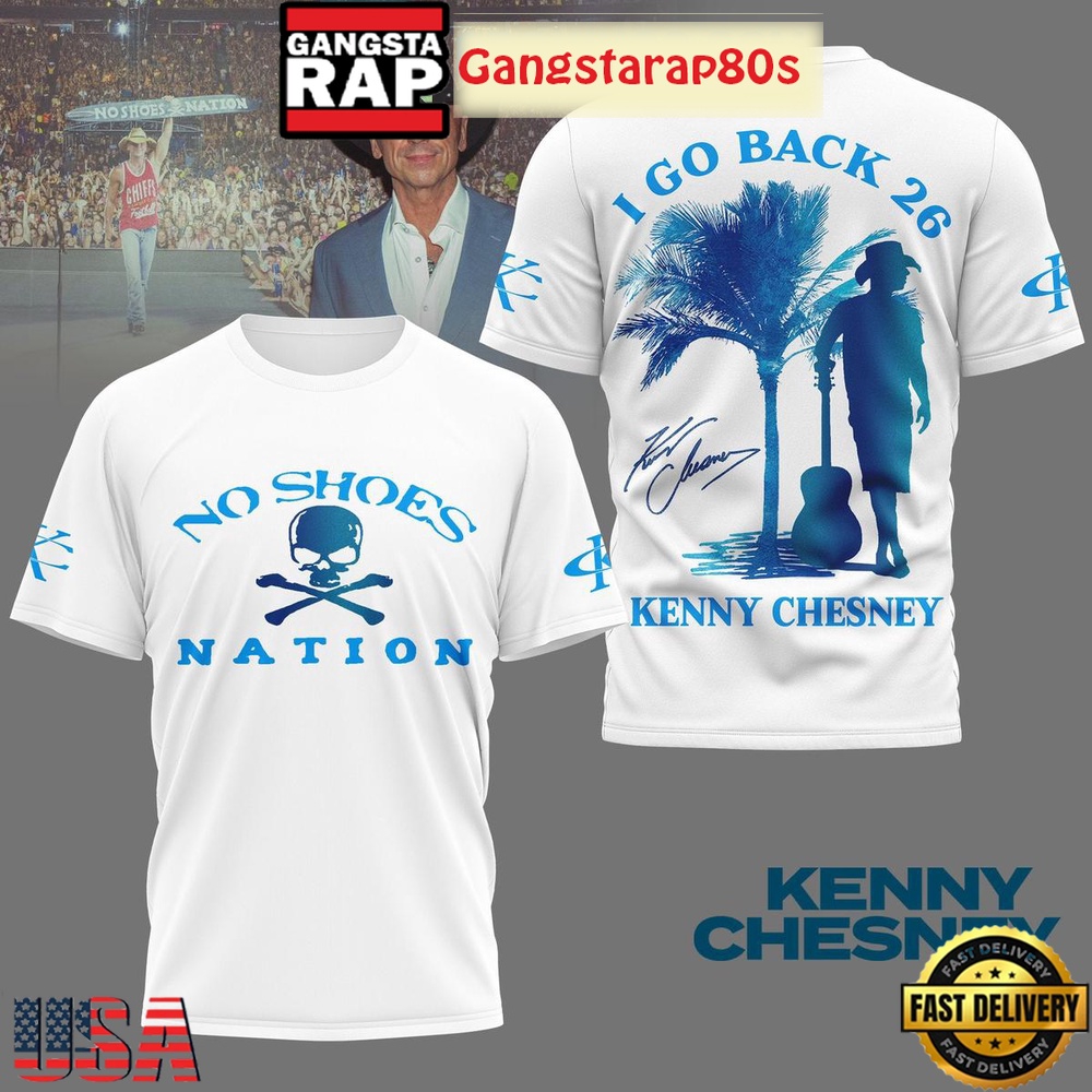 Kenny Chesney I Go Back 26 3D Shirt