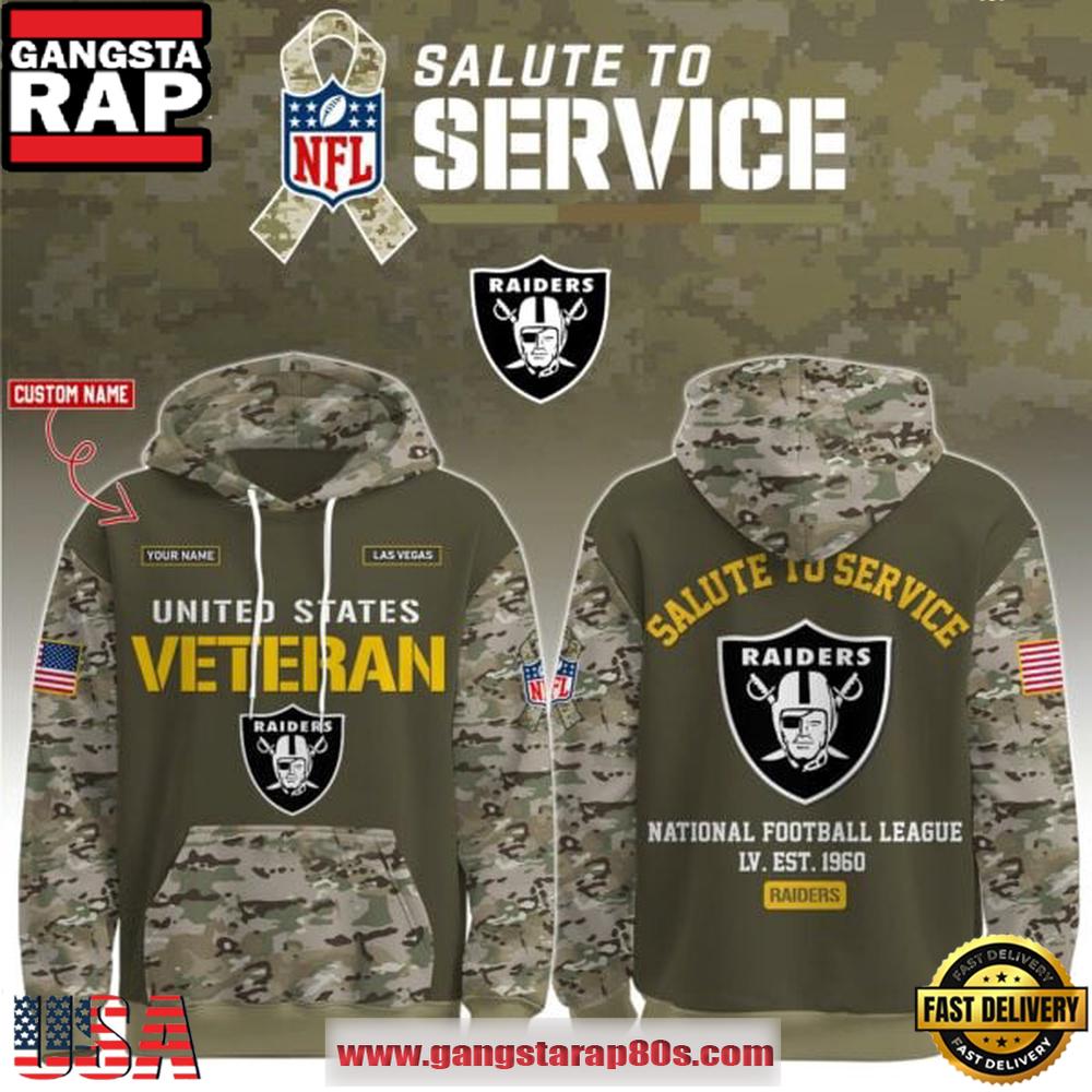 Las Vegas Raiders 2025 NFL Veteran Birthday Limited Edition Hoodie Shirt