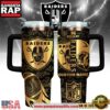 Las Vegas Raiders Custom Stanley Quencher Tumbler With Handle 40oz