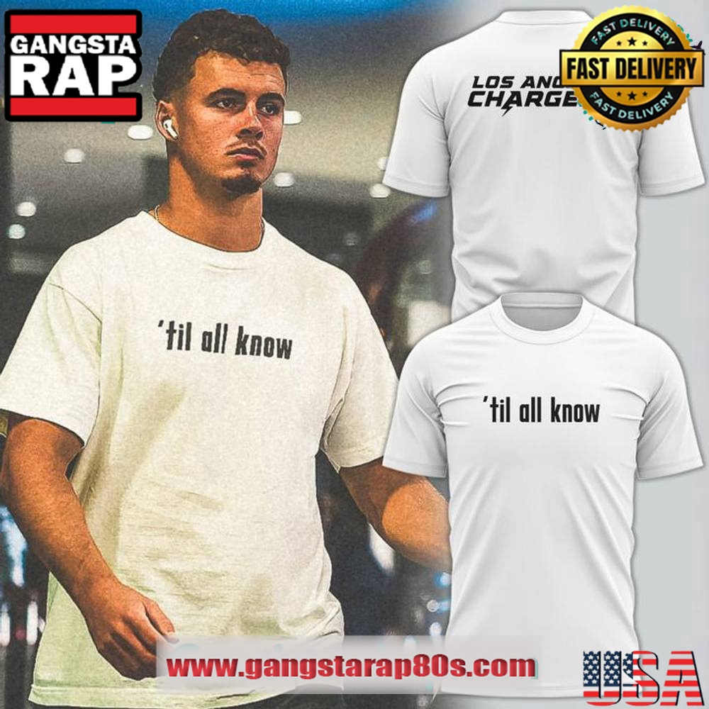 Los Angeles Chargers Shop til all know Unisex 3D Shirt