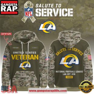 Los Angeles Rams 2025 NFL Veteran Birthday Limited Edition Hoodie Shirt