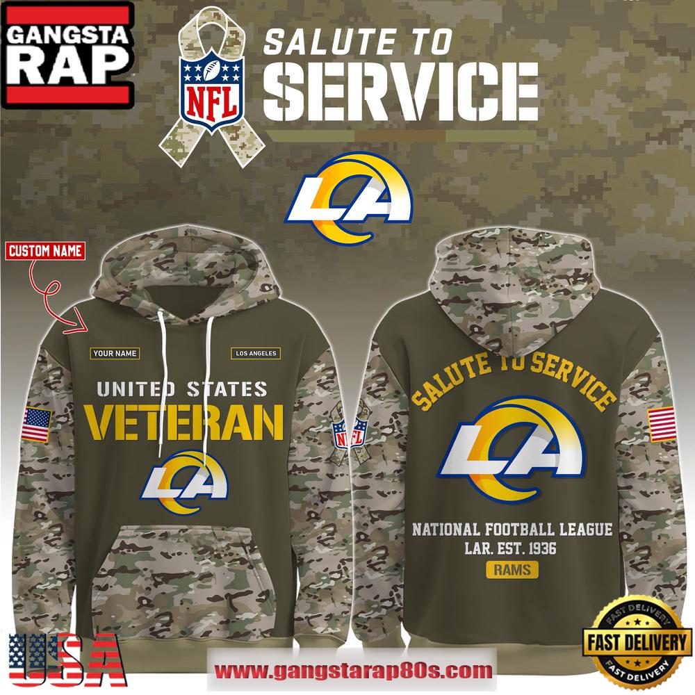 Los Angeles Rams 2025 NFL Veteran Birthday Limited Edition Hoodie Shirt
