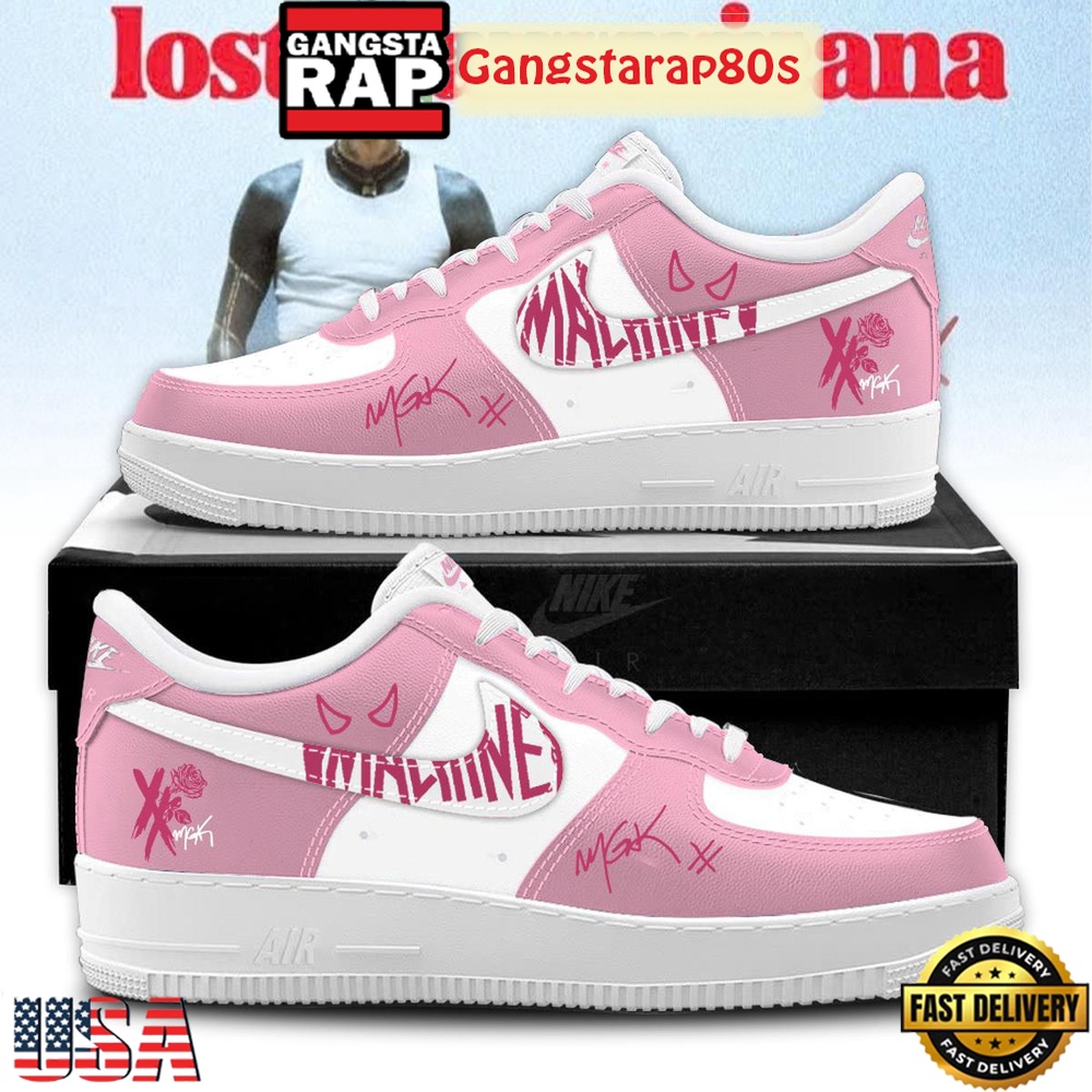 Machine Gun Kelly Lost Americana Tour 2025 Air Force 1 Running Sneakers Shoes