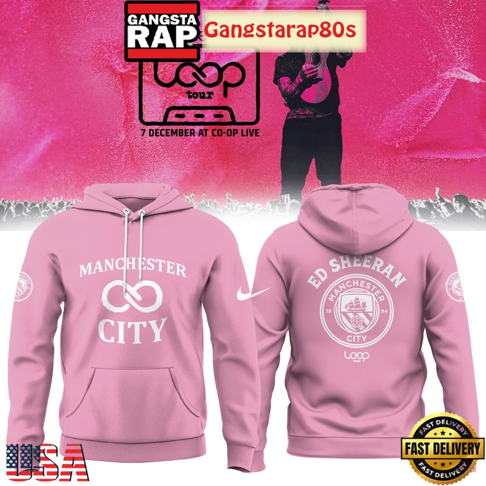 Manchester City x Ed Sheeran Loop Tour 2025 Special Edition All Over Print Hoodie Manchester City x Ed Sheeran Loop Tour 2025 Special Edition All Over Print Hoodie